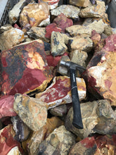 Mookaite Jasper Mostly Red from Australia 1 pound Roughstone.Rocks LLC