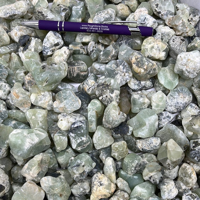 Prehnite Rough Tumbled from Mali 1 pound Roughstone.Rocks LLC