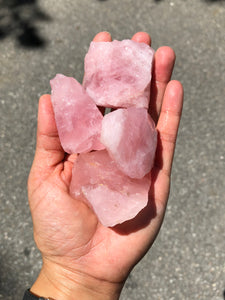 Rose Quartz from Namibia 10 pounds Roughstone.Rocks LLC