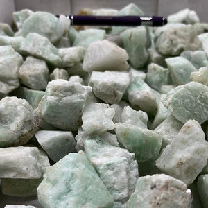 Rough Amazonite from India 1 pound Roughstone.Rocks LLC