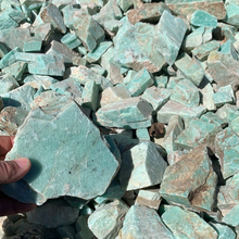 Rough Amazonite from Tanzania 1 pound Roughstone.Rocks LLC