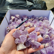 Rough Amethyst Chunks from Brazil 1 pound Roughstone.Rocks LLC