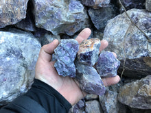Rough Amethyst from Rwanda 1 pound Roughstone.Rocks LLC