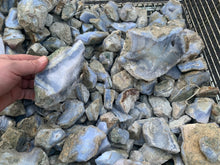 Rough Blue Lace Agate from Malawi 1 pound Roughstone.Rocks LLC
