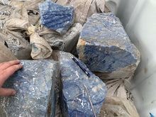 Rough Blue Quartz from Brazil 10 pounds Roughstone.Rocks LLC