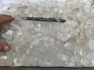 Rough Bulk Quartz Small Pieces from Brazil 1 pound Roughstone.Rocks LLC