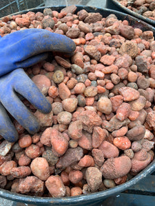 Rough Carnelian Nodules from Morocco 1 pound Roughstone.Rocks LLC
