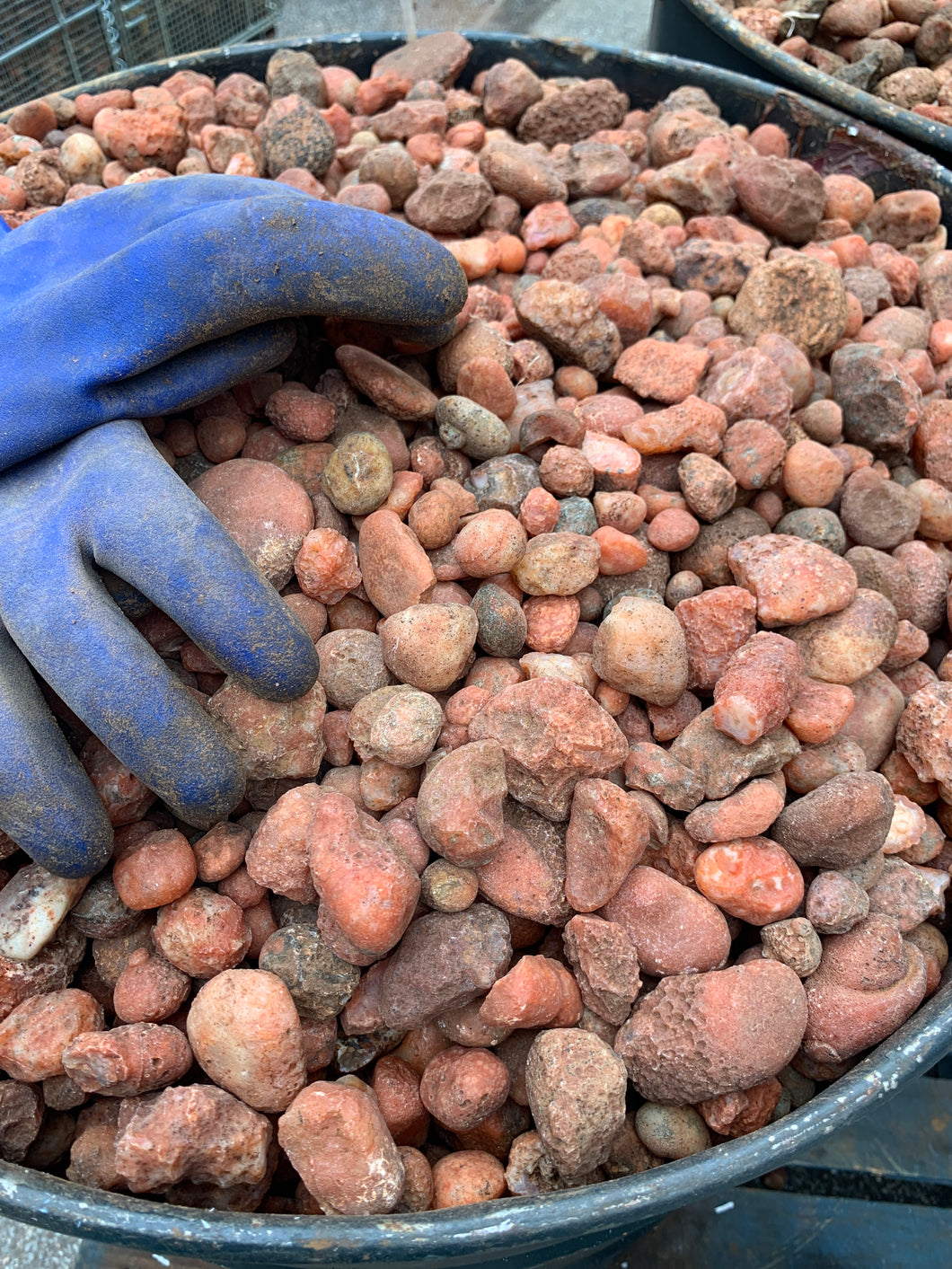 Rough Carnelian Nodules from Morocco 1 pound Roughstone.Rocks LLC