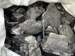 Rough Coal Anthracite from Pennsylvania 10 pounds Roughstone.Rocks LLC