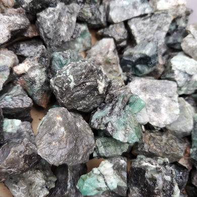 Rough Emerald in Matrix from Brazil 10 pounds Roughstone.Rocks LLC