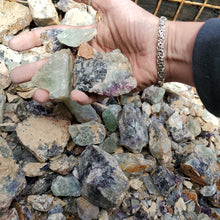 Rough Fluorite Chunks from Namibia 10 pounds Roughstone.Rocks LLC