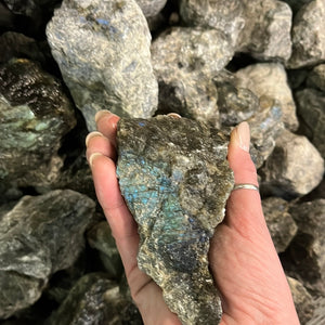 Rough Labradorite from Madagascar 1 pound Roughstone.Rocks LLC