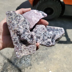 Rough Lepidolite Large from India 10 pounds Roughstone.Rocks LLC