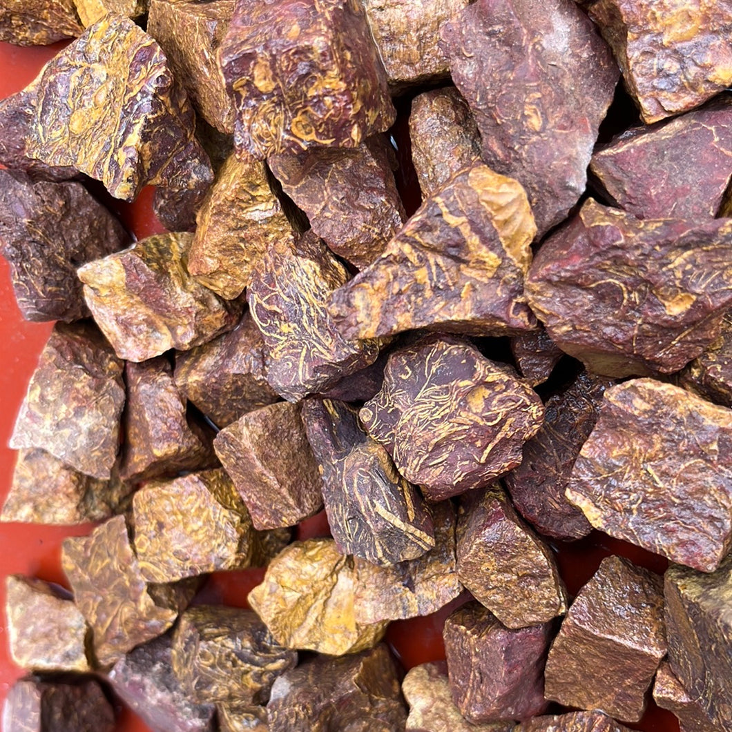 Rough Miriam Jasper from India 1 pound Roughstone.Rocks LLC