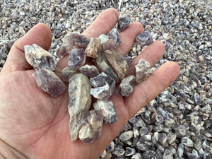 Rough Phantom Amethyst Points from Zambia 10 pounds Roughstone.Rocks LLC