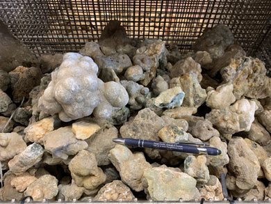 Rough Prehnite from Mali 1 pound Roughstone.Rocks LLC