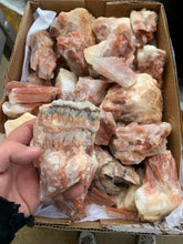 Rough Red Calcite from Mexico 1 pound Roughstone.Rocks LLC