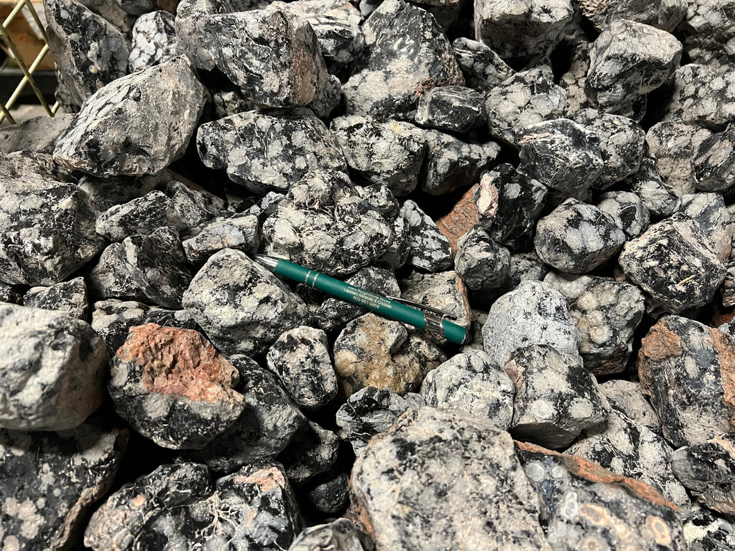 Rough Snowflake Obsidian from Utah 100 pounds Roughstone.Rocks LLC