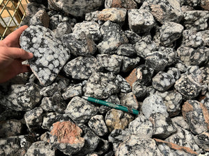 Rough Snowflake Obsidian from Utah 100 pounds Roughstone.Rocks LLC