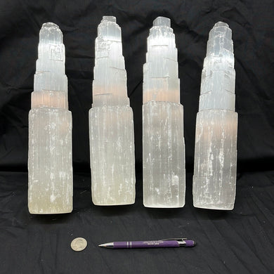 Selenite Satin Spar Large Towers Roughstone.Rocks LLC