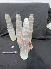 Selenite Satin Spar Large Towers Roughstone.Rocks LLC
