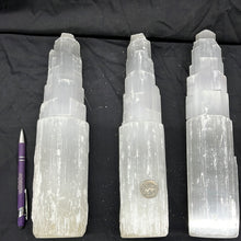 Selenite Satin Spar Large Towers Roughstone.Rocks LLC