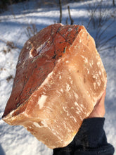 Selenite Satin Spar Peach 1 pound Roughstone.Rocks LLC