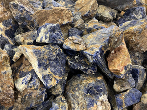 Sunset Sodalite from Namibia 1 pound Roughstone.Rocks LLC