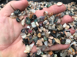 Tourmaline pink and green small size 1/2 pound Roughstone.Rocks LLC
