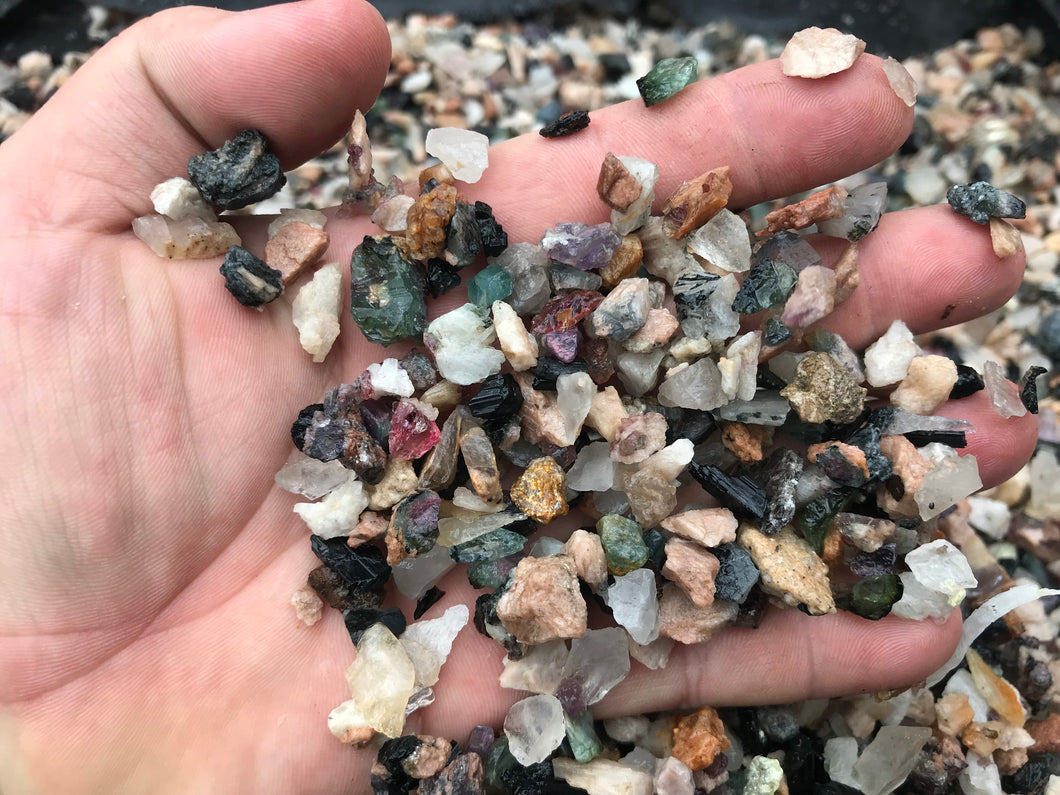 Tourmaline pink and green small size 1/2 pound Roughstone.Rocks LLC