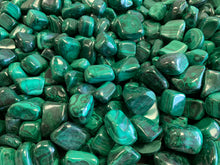 Tumbled Green Malachite from the Democratic Republic of Congo 250 grams Roughstone.Rocks LLC