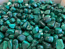 Tumbled Green Malachite from the Democratic Republic of Congo 250 grams Roughstone.Rocks LLC