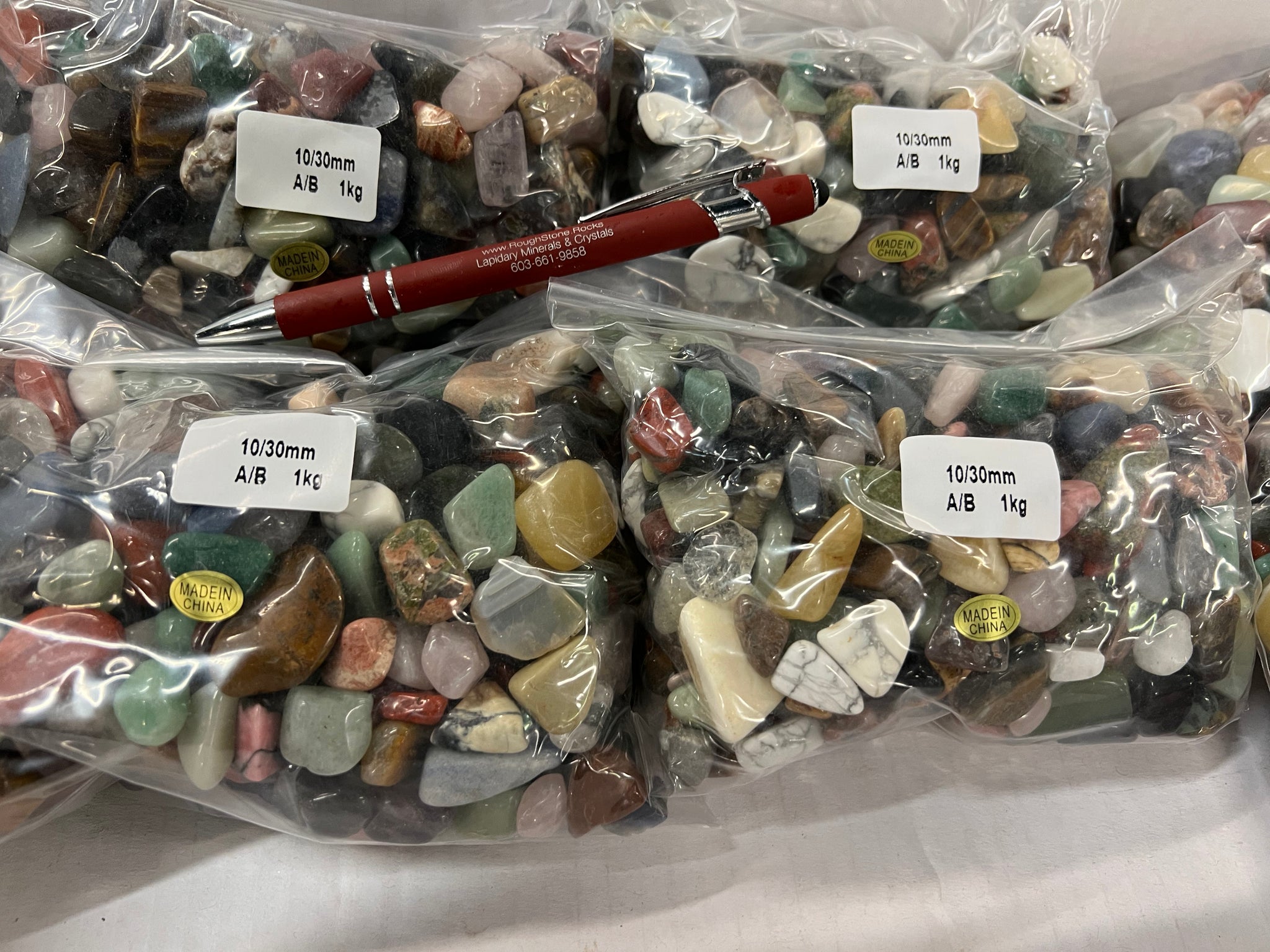 Aggots Rocks Tumbled Tumbled Stone Mix - 5 kilo – RoughStone.Rocks LLC