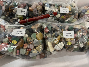 Tumbled Stone Mix 1 kilo Roughstone.Rocks LLC