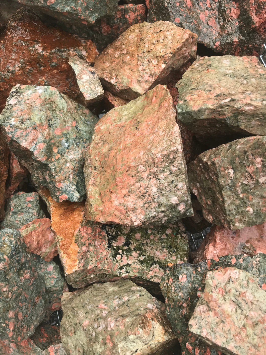 Unakite Large from India 10 pounds Roughstone.Rocks LLC