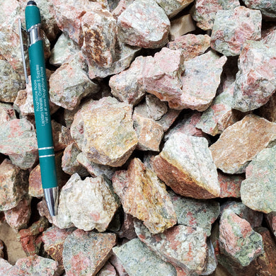 Unakite Small Pieces from India 1 pound Roughstone.Rocks LLC