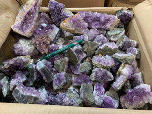 Amethyst Crystals on matrix - 10 pounds*