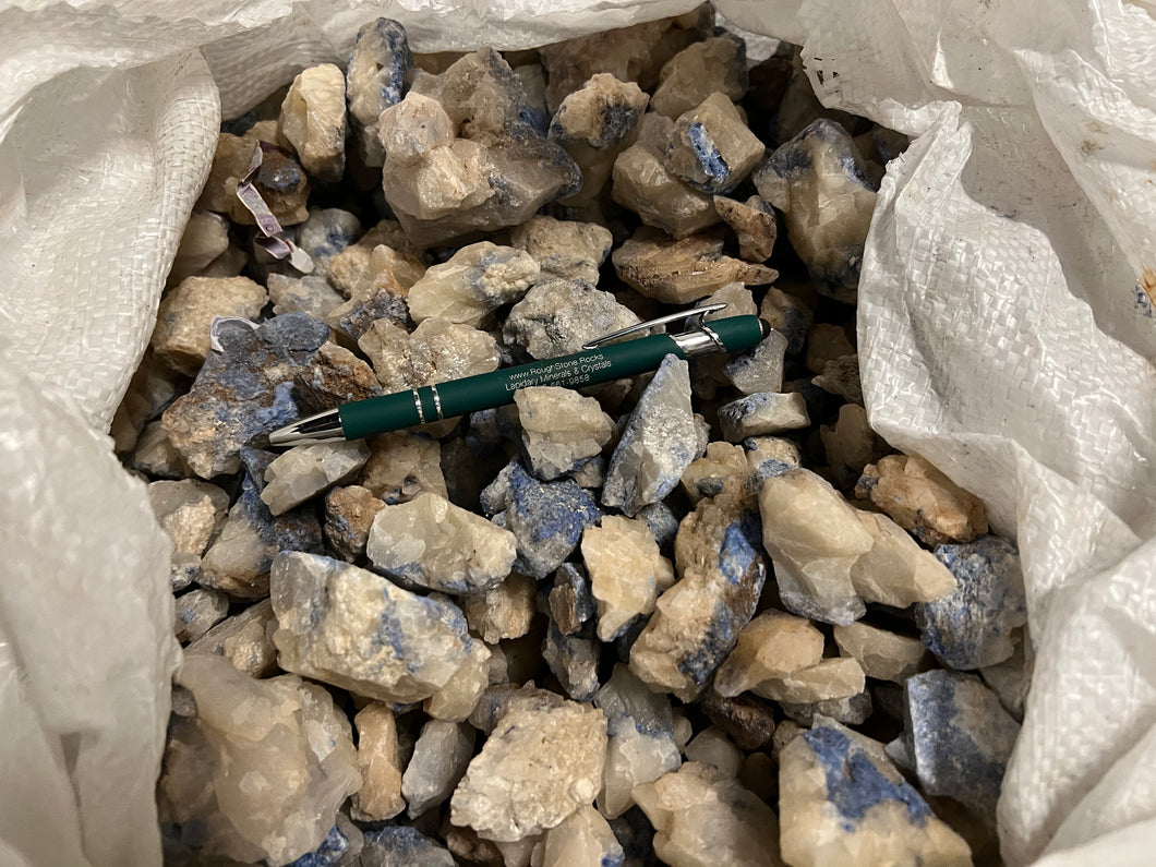 Dumortierite in Quartz from Brazil - 1 pound
