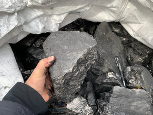 Coal Anthracite LARGE pieces - 10 pounds*